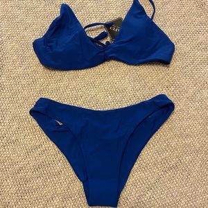 Dark blue Zaful bikini size large